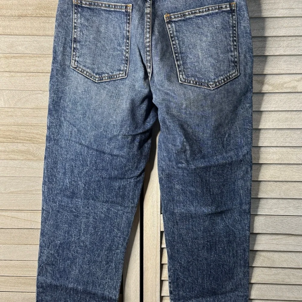 Jonathan Simkhai 80s Style High Rise Jeans 26 Vintage Wash Tapered Denim Chic